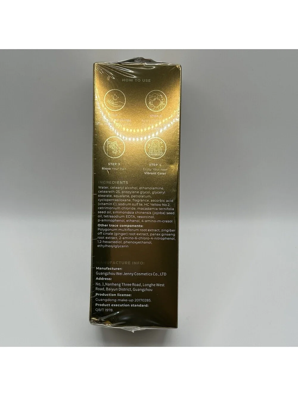 Polar Hair Dye Shampoo Light Brown 200ml Natural Look Color Sealed New 200ml